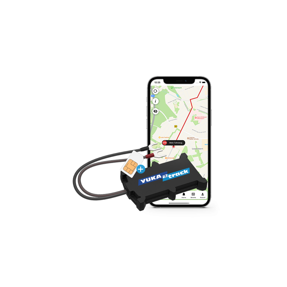 IoT YUKAtrack easyWire 2G AIO GPS Car Tracker with SIM + Data Flat