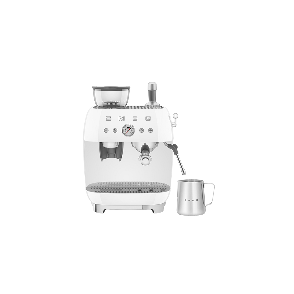 Smeg Portafilter Coffee Machine - White 