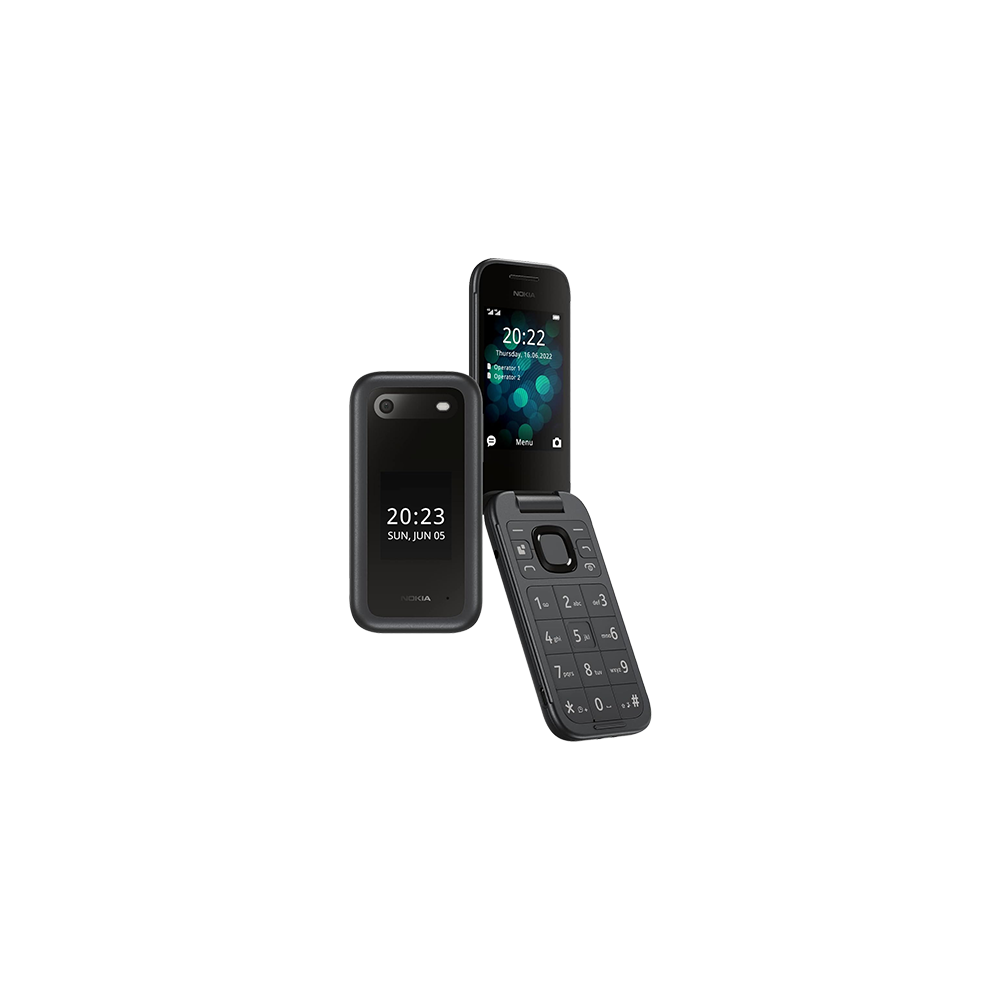 Nokia 2660 Flip Dual Sim 4GB - Black