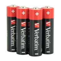 VERBATIM ALKALINE BATTERIES AA LR06 10 PCS PACK 49875