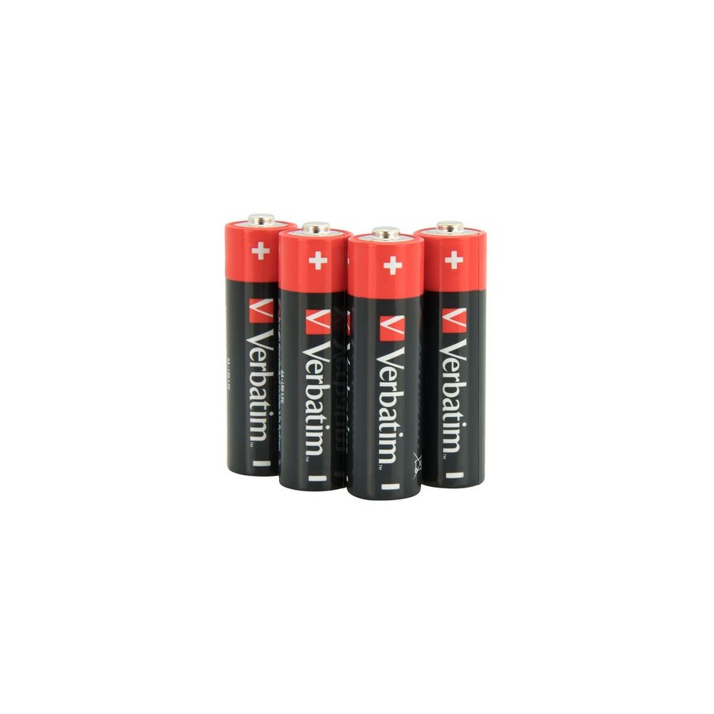 VERBATIM ALKALINE BATTERIES AA LR06 10 PCS PACK 49875