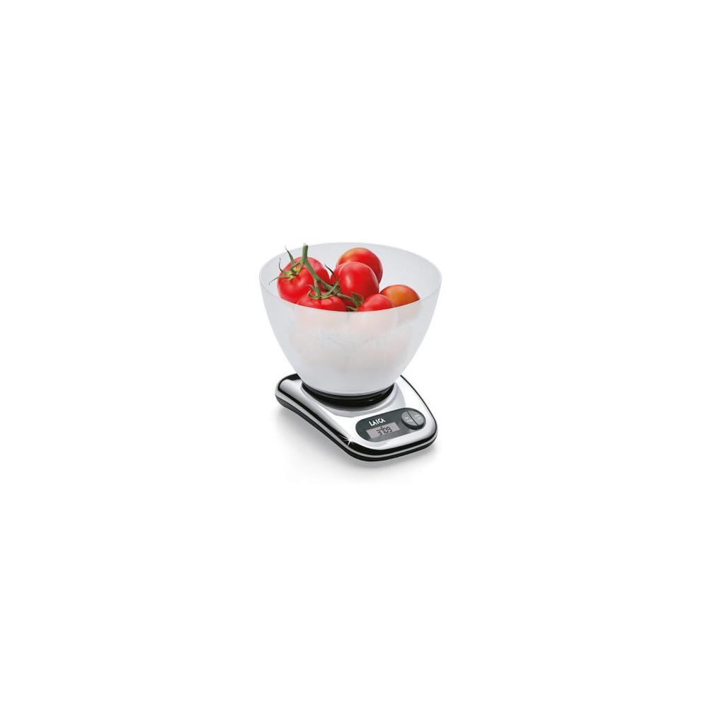 LAICA KITCHEN SCALE DIGITAL BOWL SILVER 5KG MAX BX9240