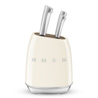 SMEG KNIFE BLOCK 50s STYLE CREAM KBSF02CR'