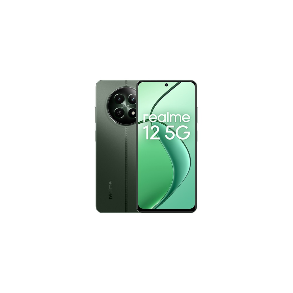 realme 12 17,1 cm (6.72") Doppia SIM Android 14 5G USB tipo-C 8 GB 256 GB 5000 mAh Verde - (realme 12 17,1 cm (6.72") Doppia SIM
