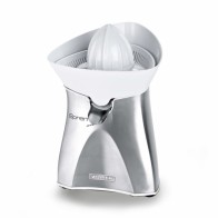 Ariete 407 Spremì Metal - Spremiagrumi elettrico - movimento rotatorio alternato - doppio cono - 60 Watt - Argento - (Ariete 040