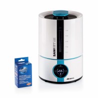 Ariete 2836 Sani-Jet Air, Umidificatore a ultrasuoni con funzione igienizzante, 30 Watt, Capacità Serbatoio 5L, 3 livelli di int