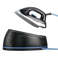 JOCCA 2129 ferro da stiro a caldaia 2400 W 2 L Piastra in Ceramica Nero, Blu, Argento - (JOCCA 2129 ferro da stiro 2400 W Nero)