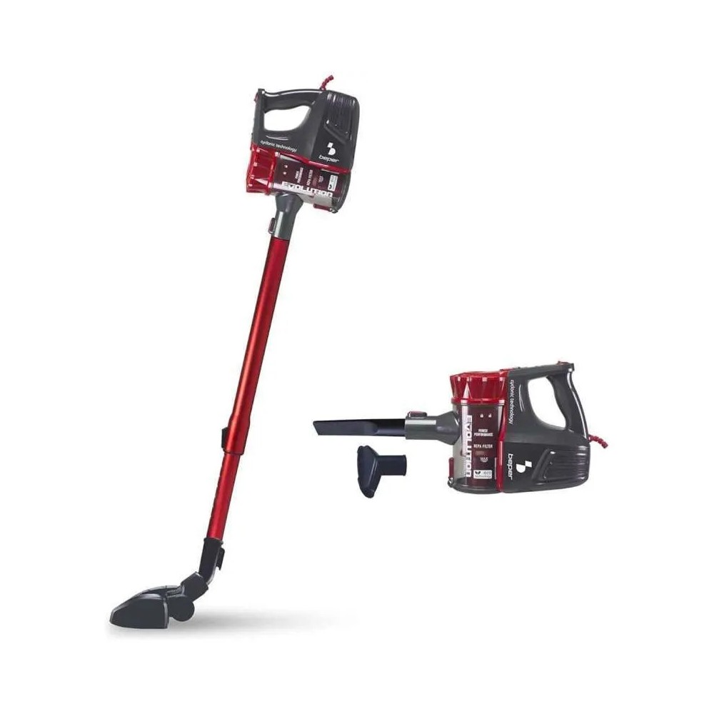 Hoover HF1 , Aspirapolvere senza filo, Magenta, 0,9L, Senza sacchetto - (Hoover HF1 HF110P 011 Aspirapolvere a bastone Batteria