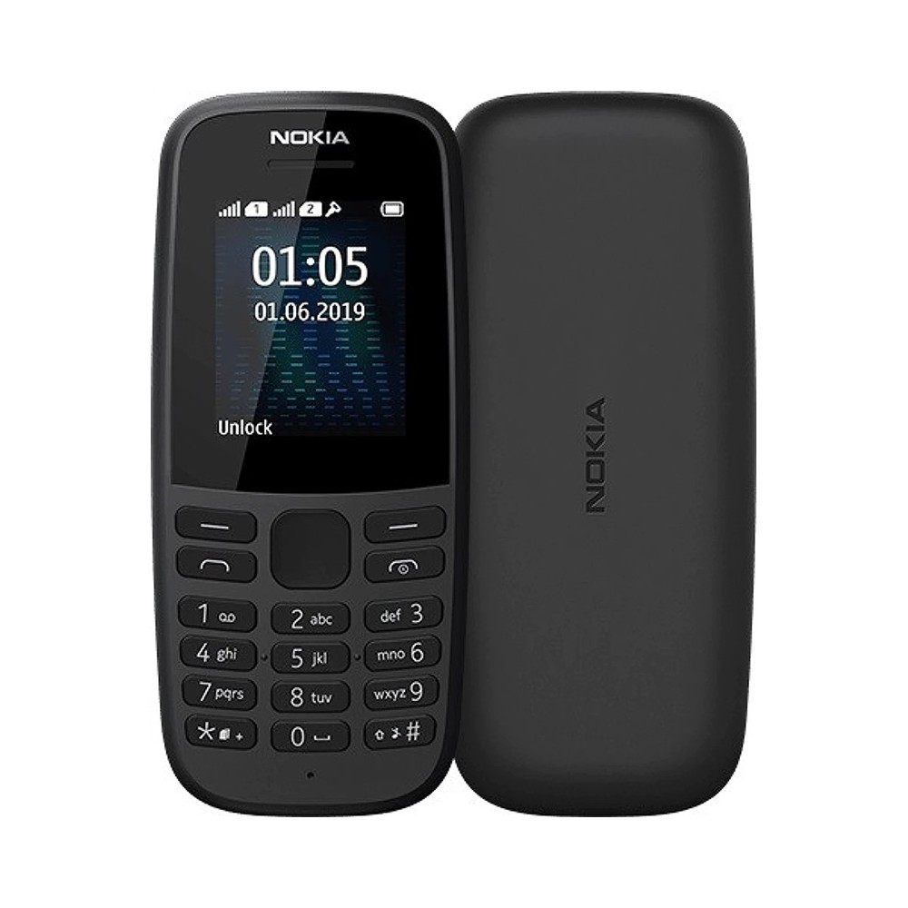 NOKIA 105 TA-1174 4TH EDITION DS BLACK OEM