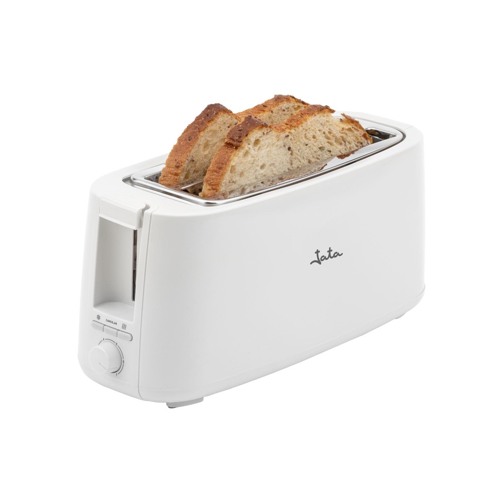 JATA TOASTER 2X LONG SLOT 25X3CM AUTO BREAD CENTERING 7 LEVELS AUTO-OFF 1400W WHITE JETT1584