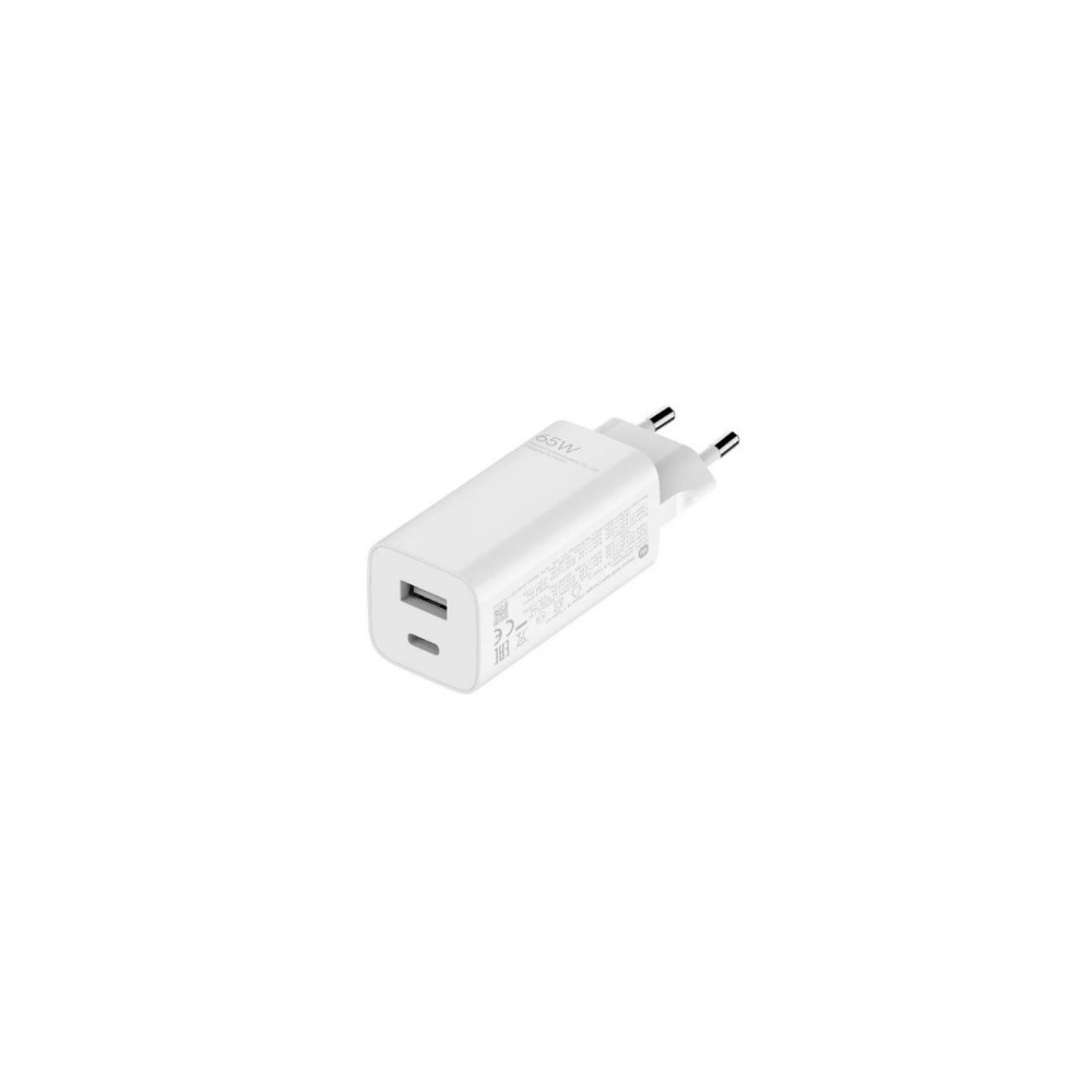 XIAOMI MI CHARGER 65W GAN (TYPE A + TYPE C) WHITE BHR5515GL
