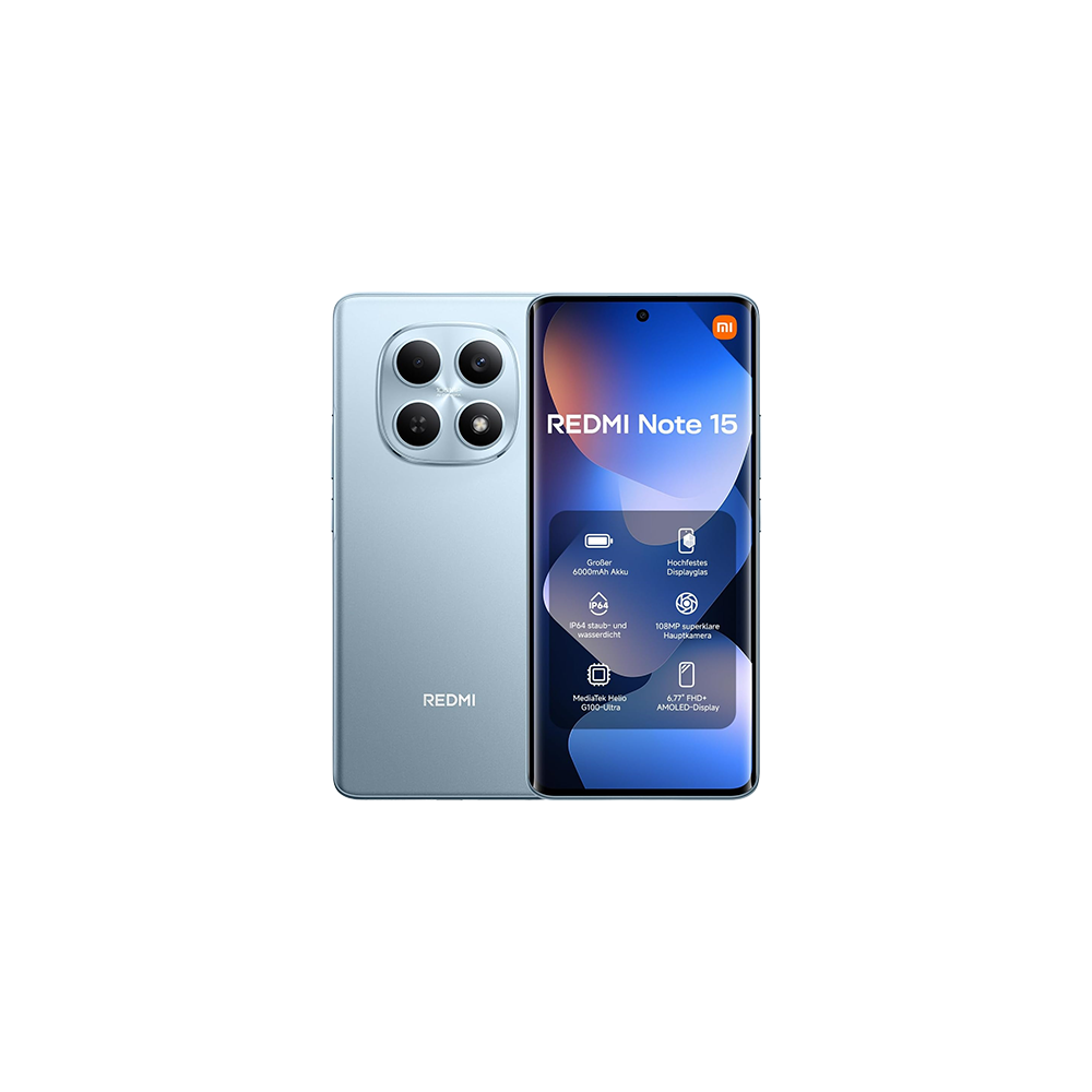 Xiaomi Redmi Note 15 4G Dual Sim 8GB RAM 256GB - Blue