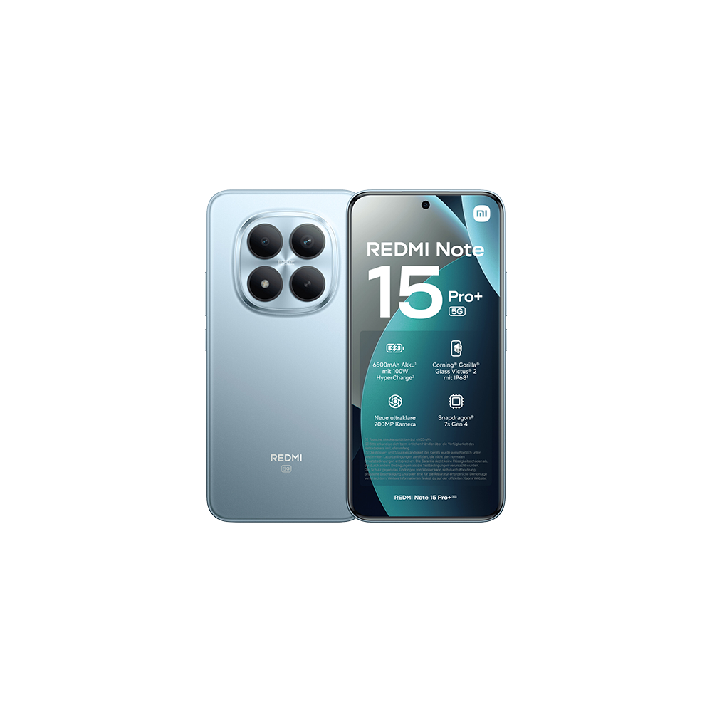 Xiaomi Redmi Note 15 Pro+ 5G Dual Sim 12GB RAM 512GB - Blue