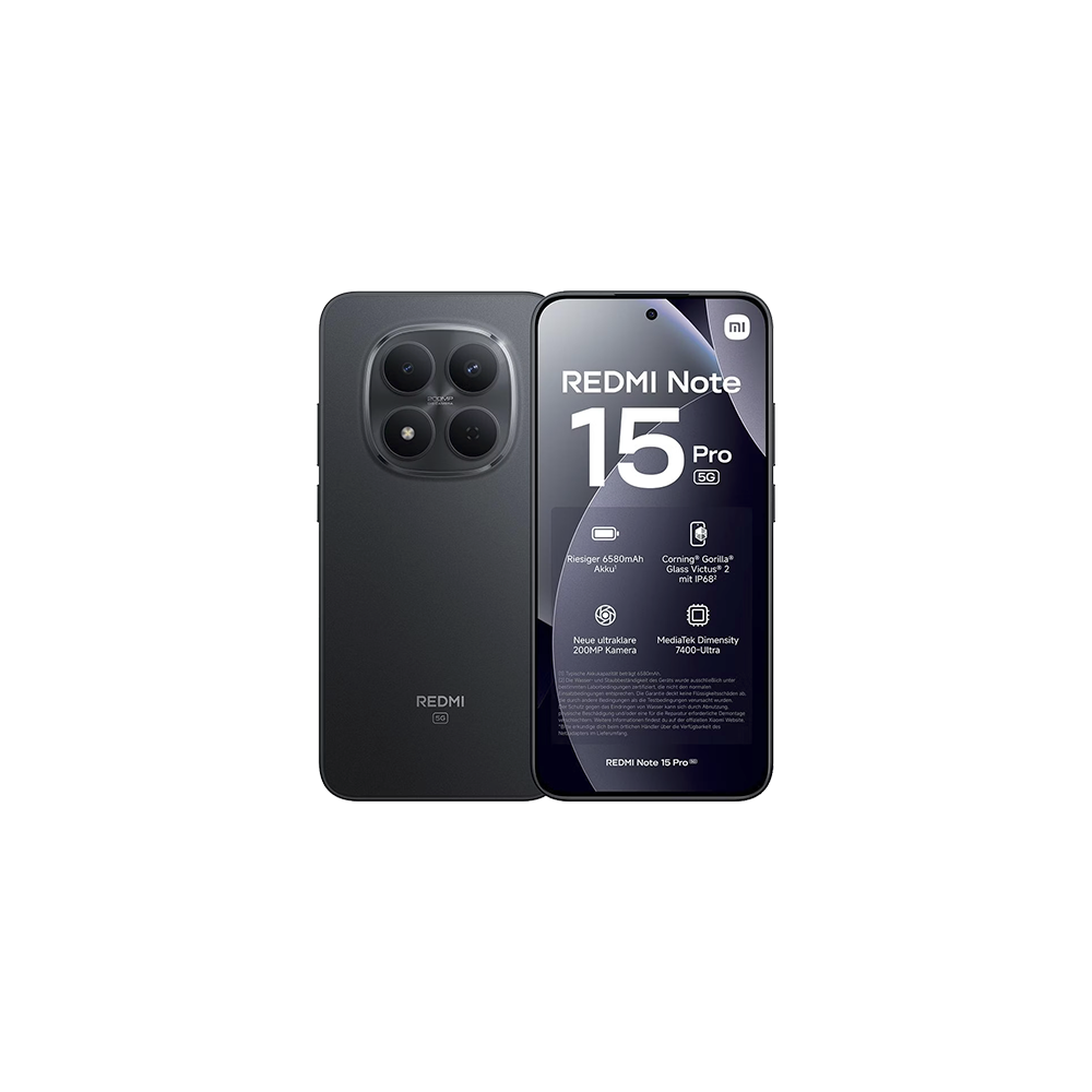 Xiaomi Redmi Note 15 Pro 5G Dual Sim 8GB RAM 512GB - Black